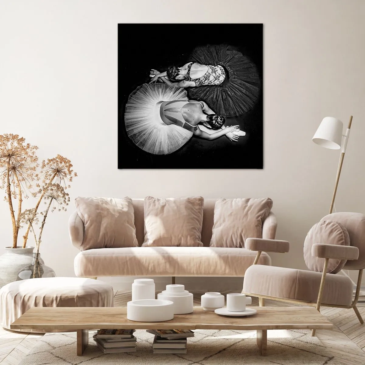 Cuadro sobre lienzo - Impresión de Imagen - Yin y yang: el equilibrio perfecto - 70x70 cm