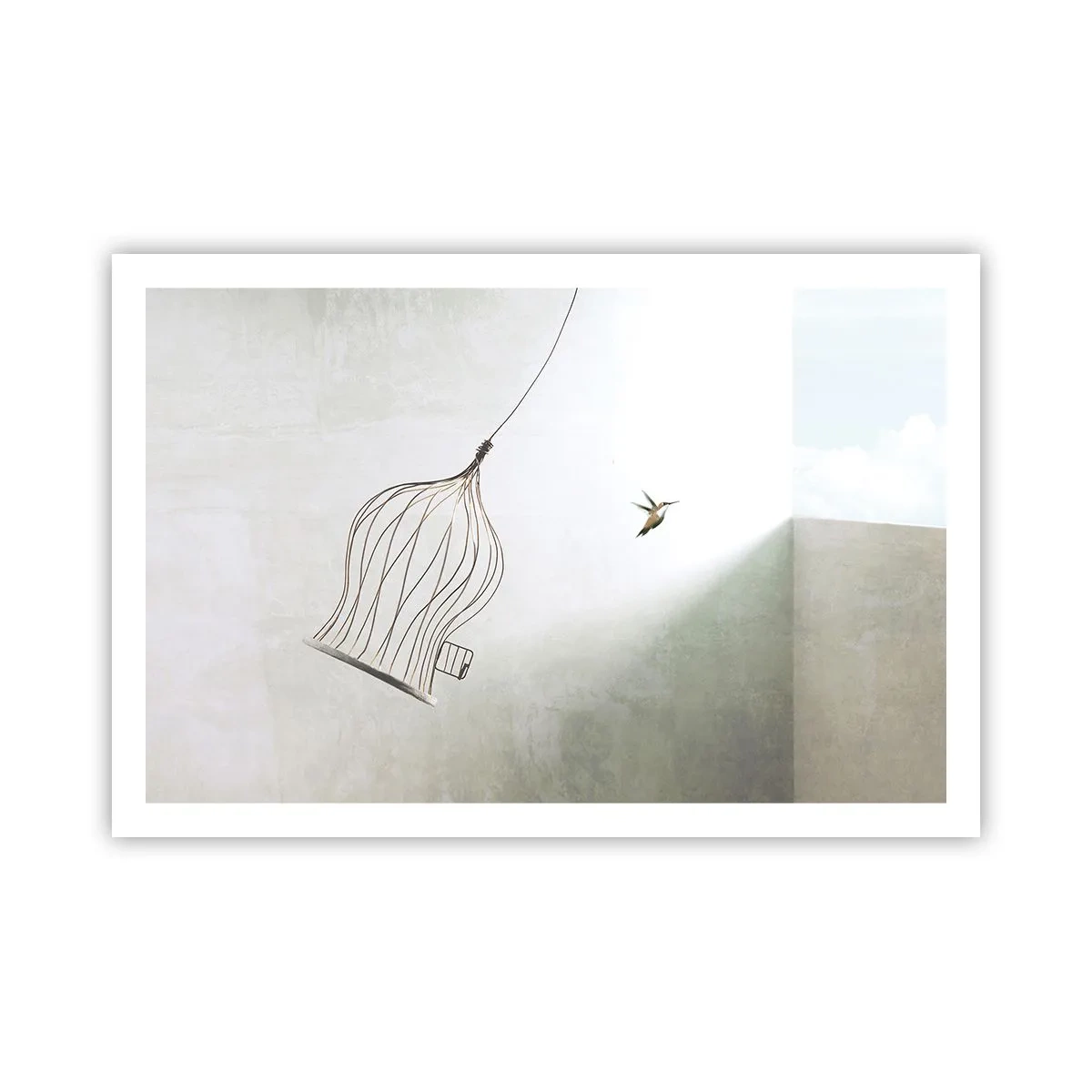 Póster - Aquí debo estar - 91x61 cm