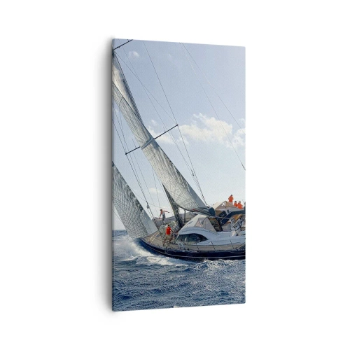 Cuadro sobre lienzo - Impresión de Imagen - Que gane el mejor - 55x100 cm