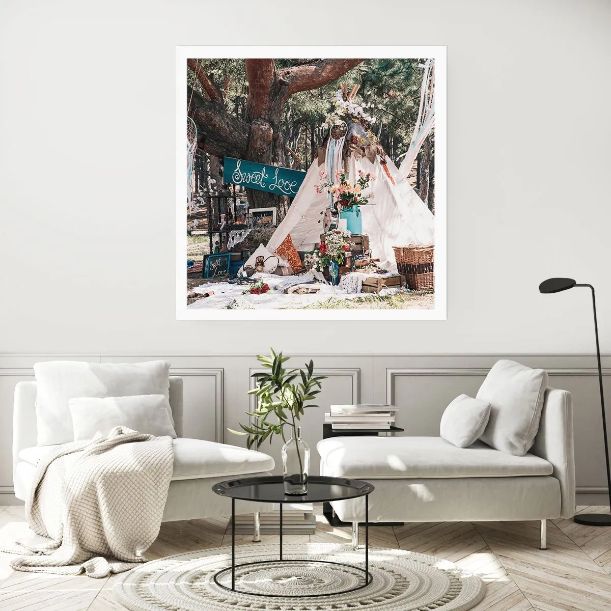 Póster - Amor exótico - 40x40 cm