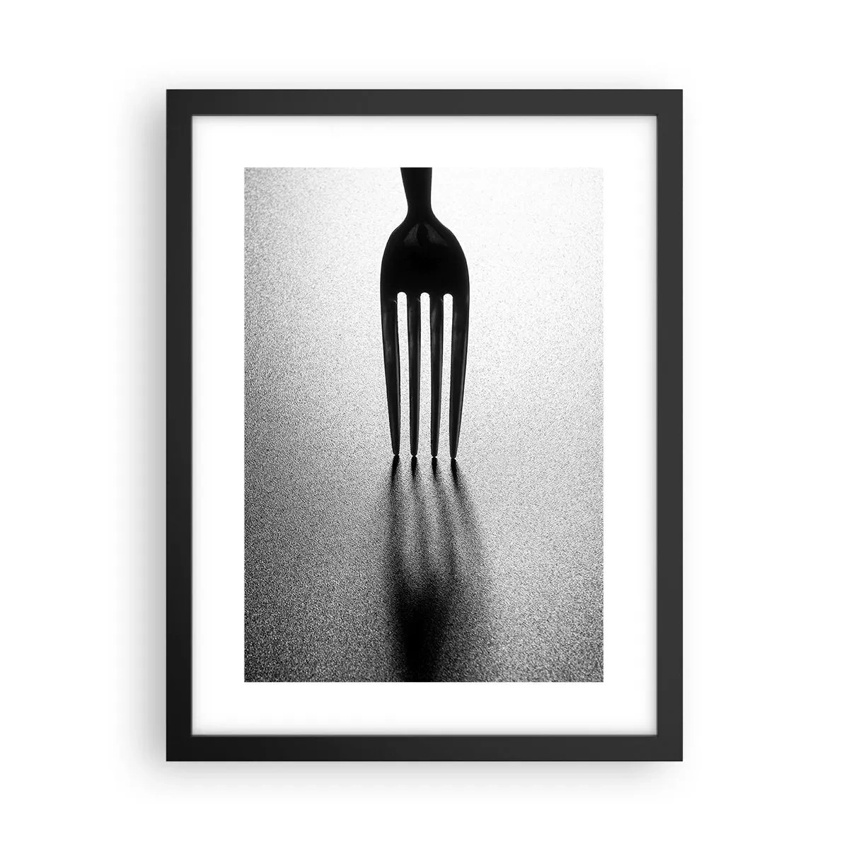 Póster en marco negro - Luz y sombra - 30x40 cm