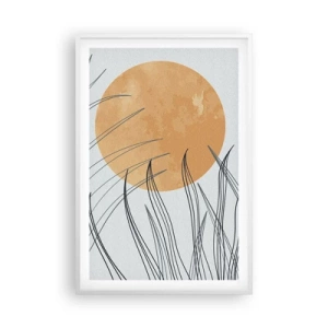 Póster en marco blanco - Siempre hacia el sol - 61x91 cm