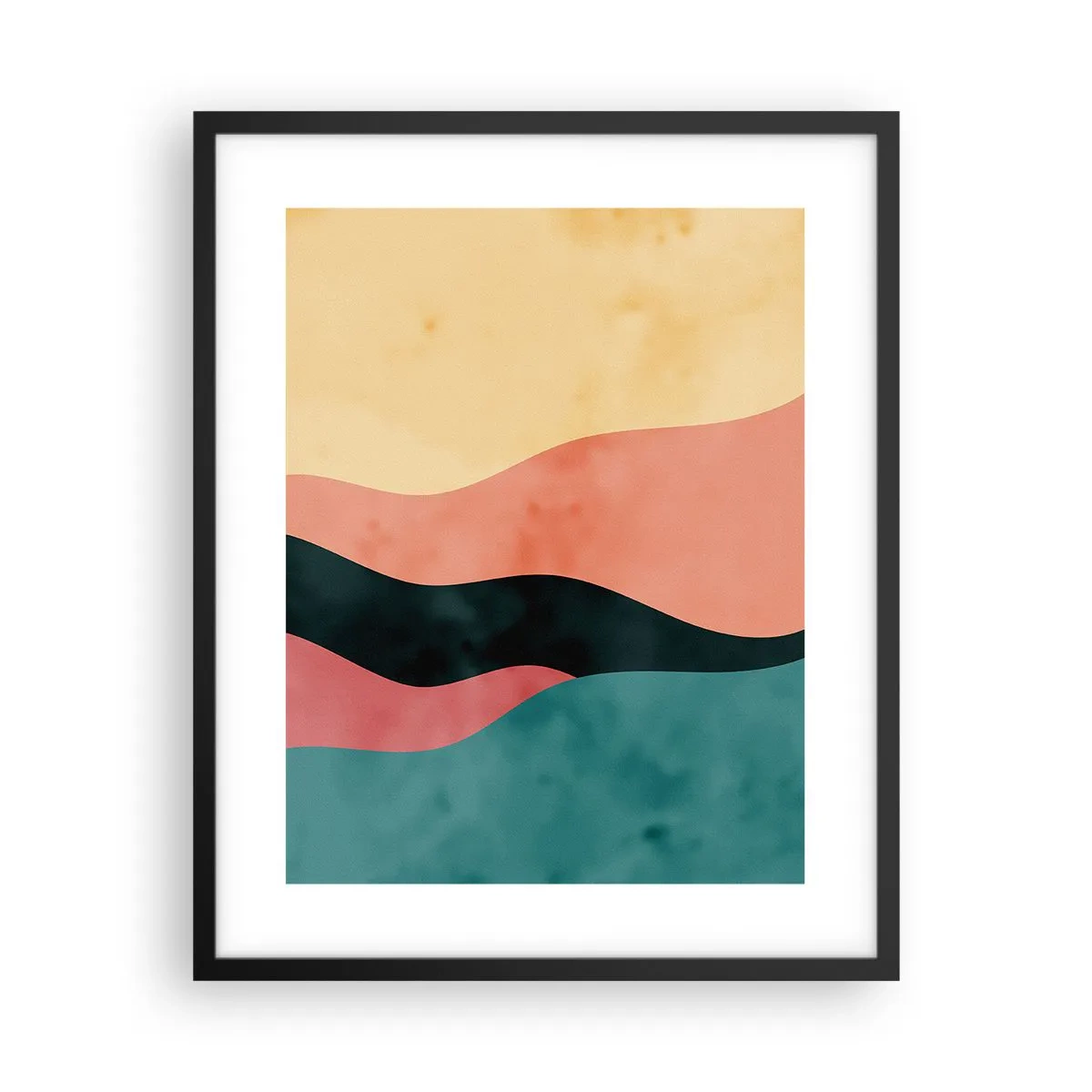 Póster en marco negro - Discordia compatible - 40x50 cm