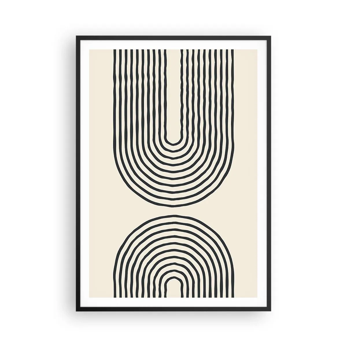 Póster en marco negro - Próximamente... - 70x100 cm