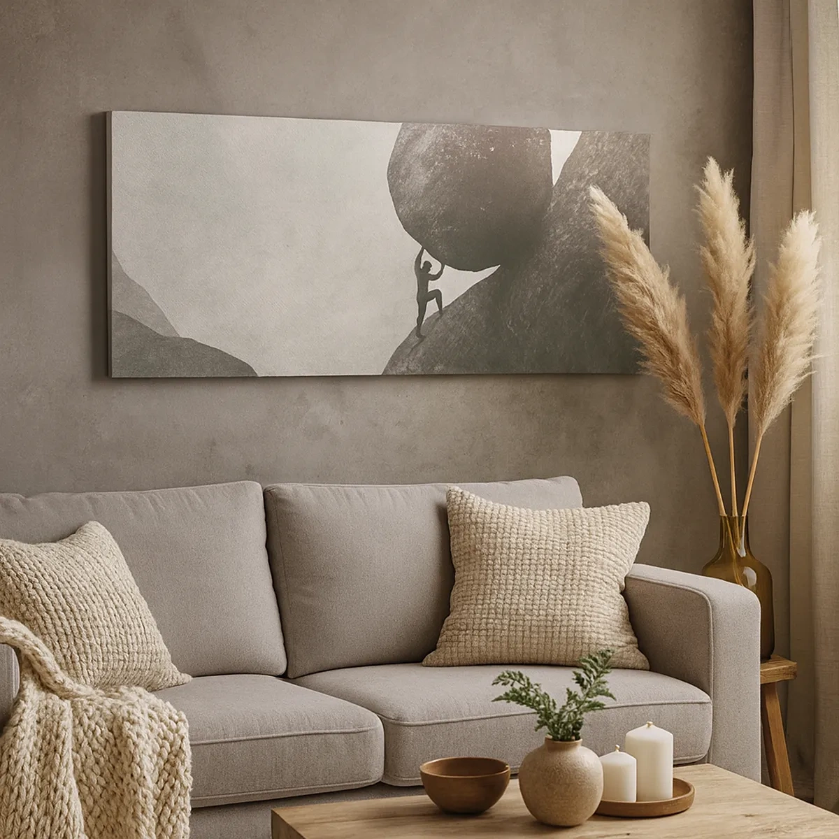 Cuadro sobre lienzo - Impresión de Imagen - Creo, contra toda esperanza - 30x30 cm