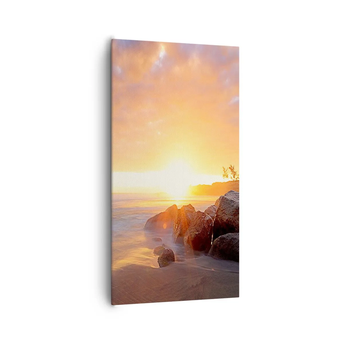 Cuadro sobre lienzo - Impresión de Imagen - Brisa luminosa del atardecer - 65x120 cm