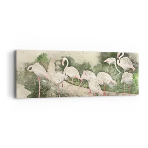 Cuadro sobre lienzo - Impresión de Imagen - Un sueño exótico - 90x30 cm