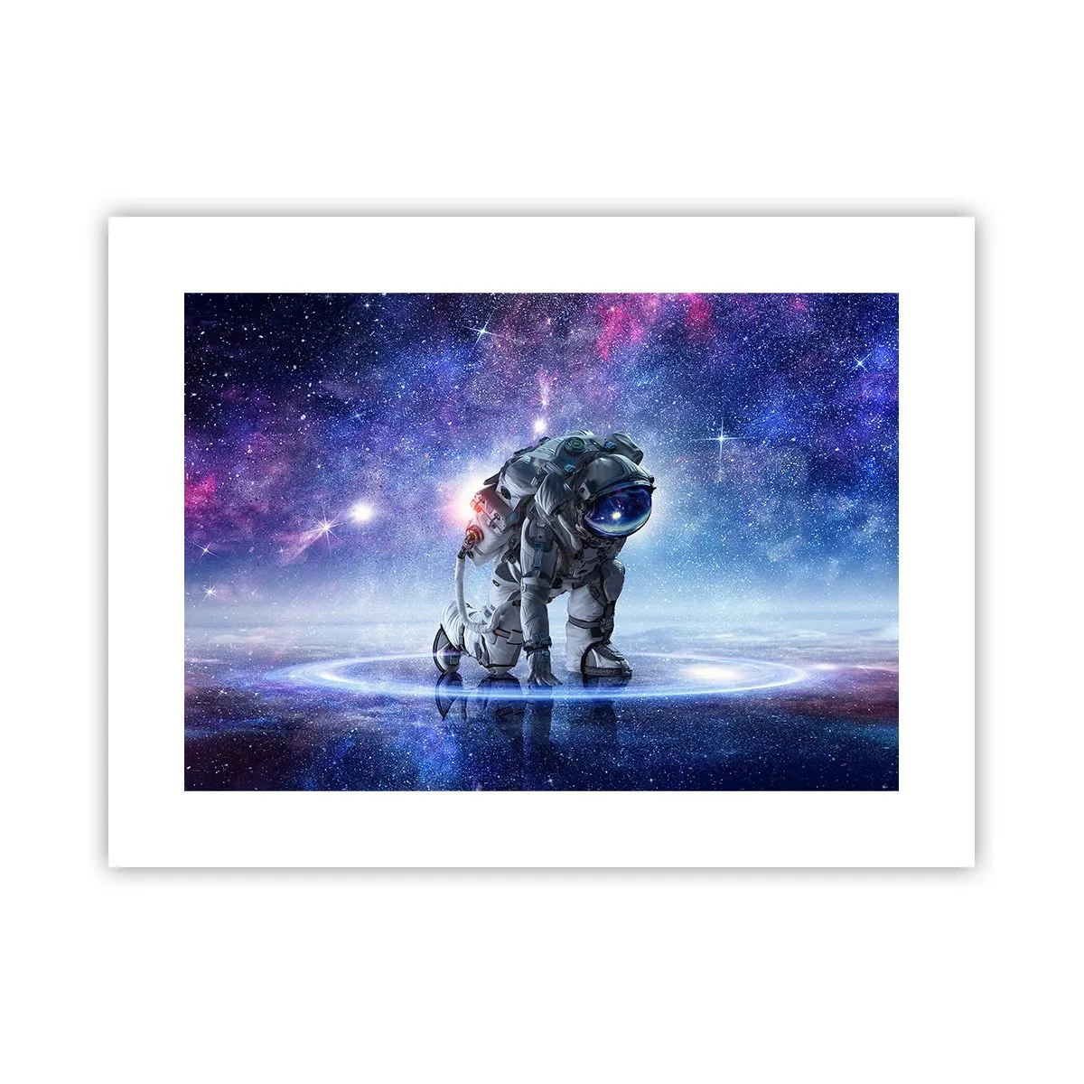 Póster - Cielo estrellado sobre mí - 40x30 cm