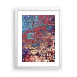 Póster en marco blanco - Memoria y olvido - 30x40 cm