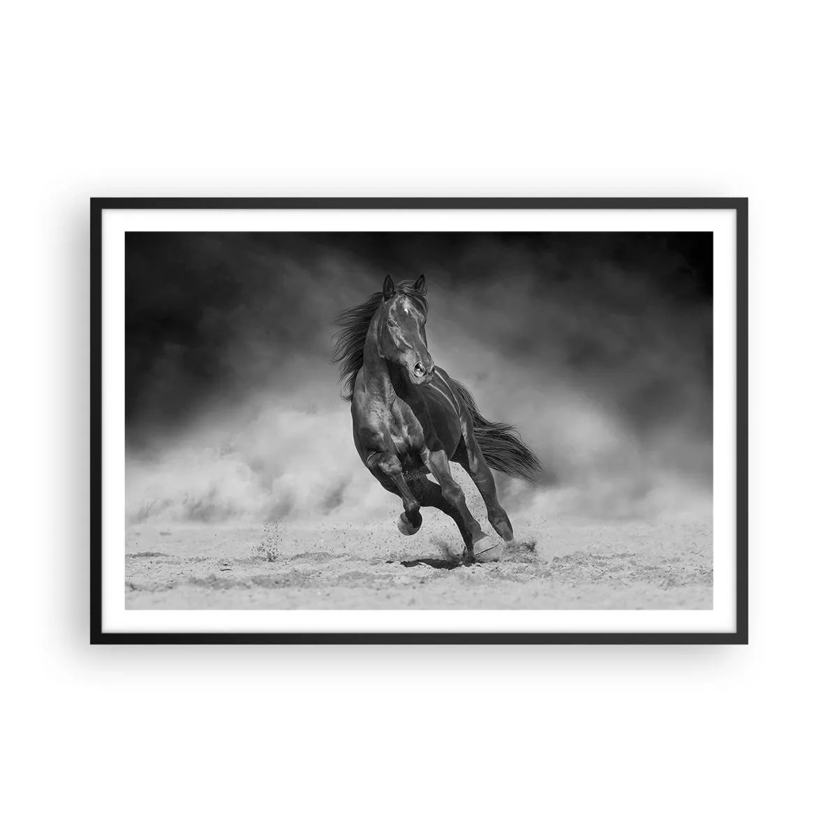 Póster en marco negro - Digno del propio emir - 91x61 cm