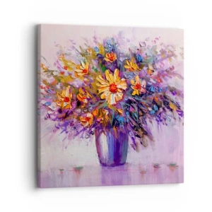 Cuadro sobre lienzo - Impresión de Imagen - Huele dulce, parece dulce - 30x30 cm