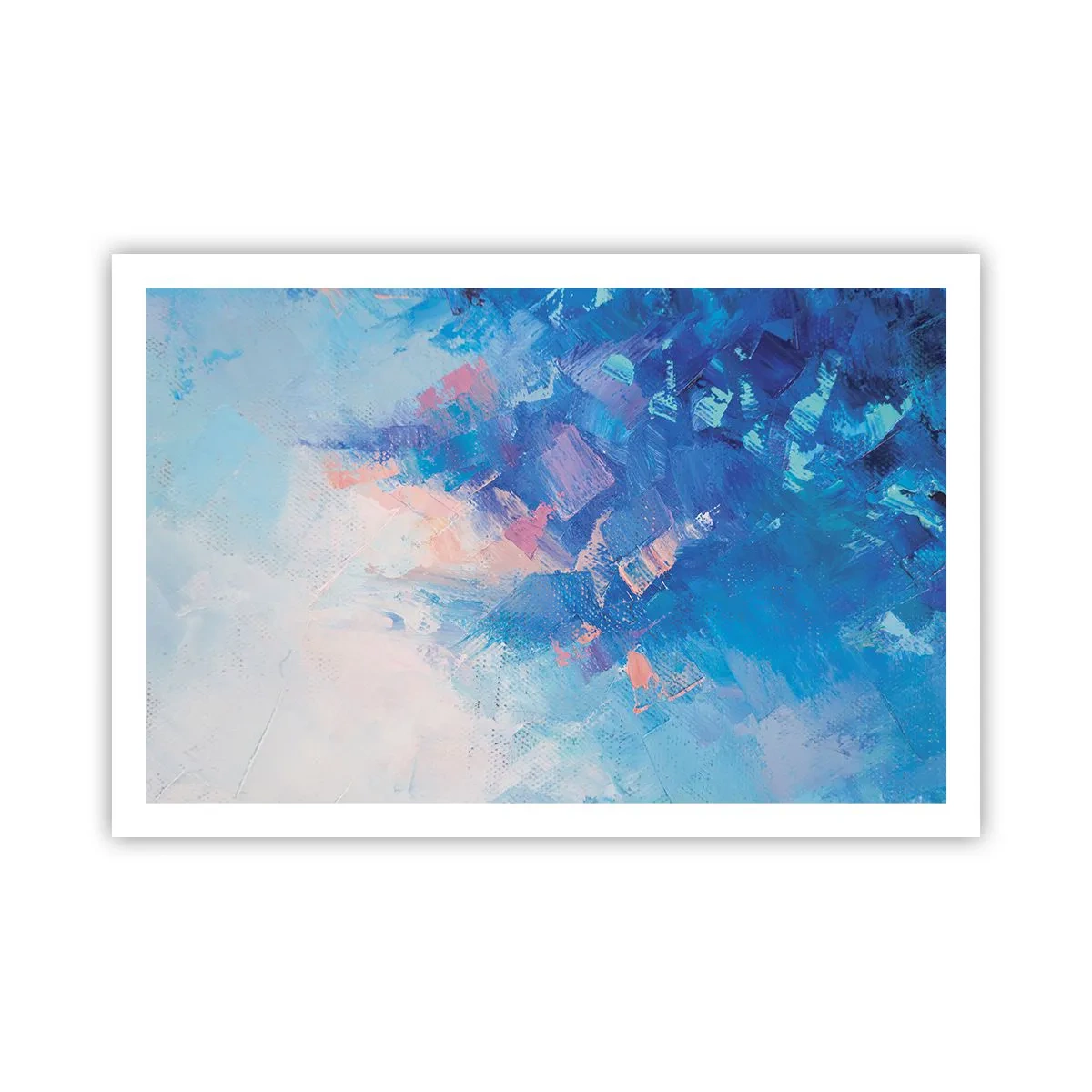 Póster - Abstracción invernal - 91x61 cm