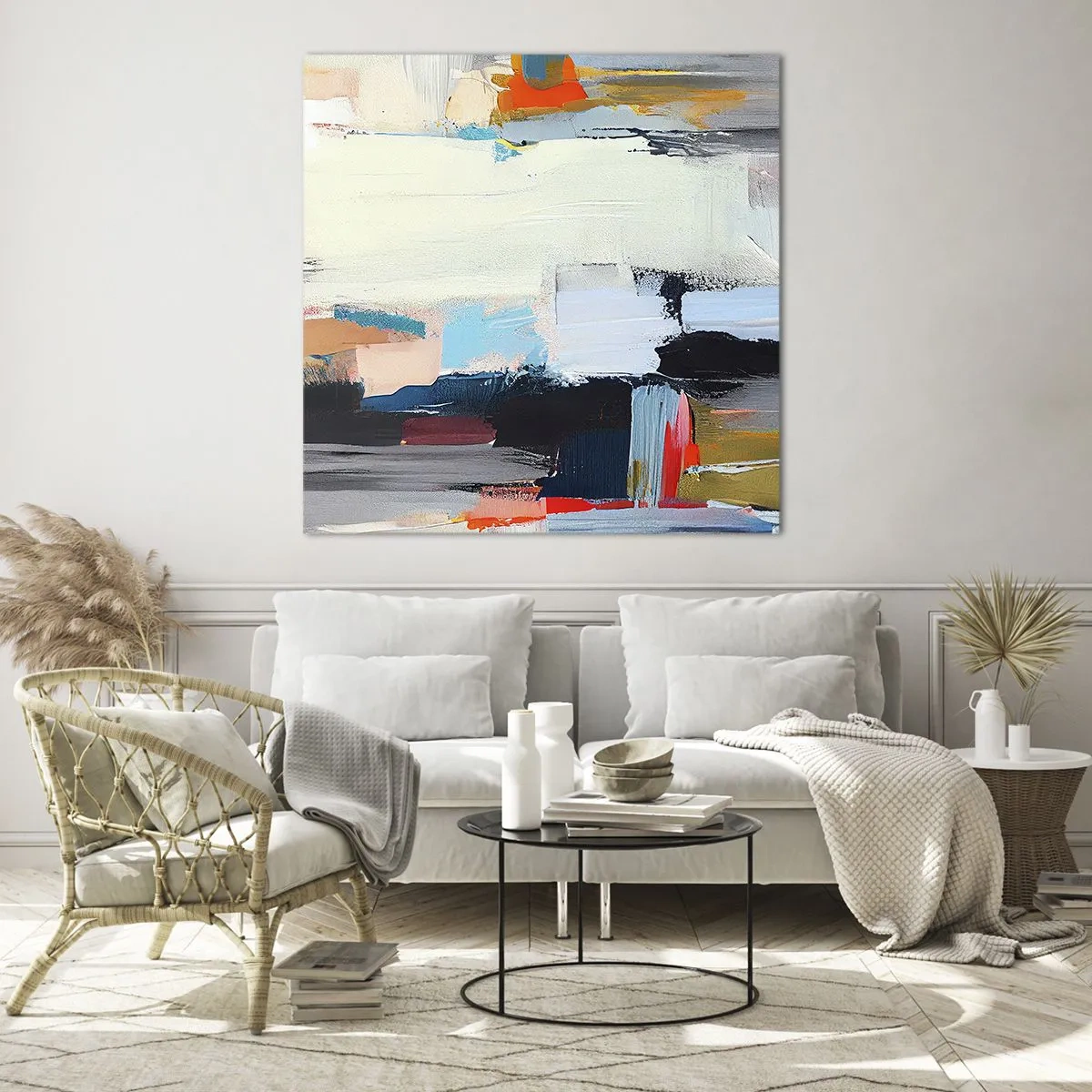 Cuadro sobre vidrio - Impresiones sobre Vidrio - ¿Existe un método único? - 60x60 cm