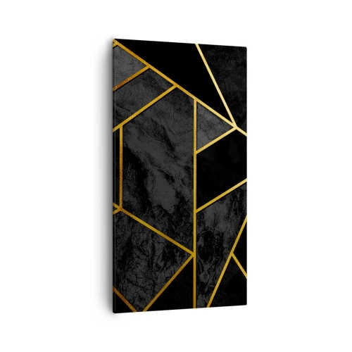 Cuadro sobre lienzo - Impresión de Imagen - Oscuridad y brillo - 55x100 cm