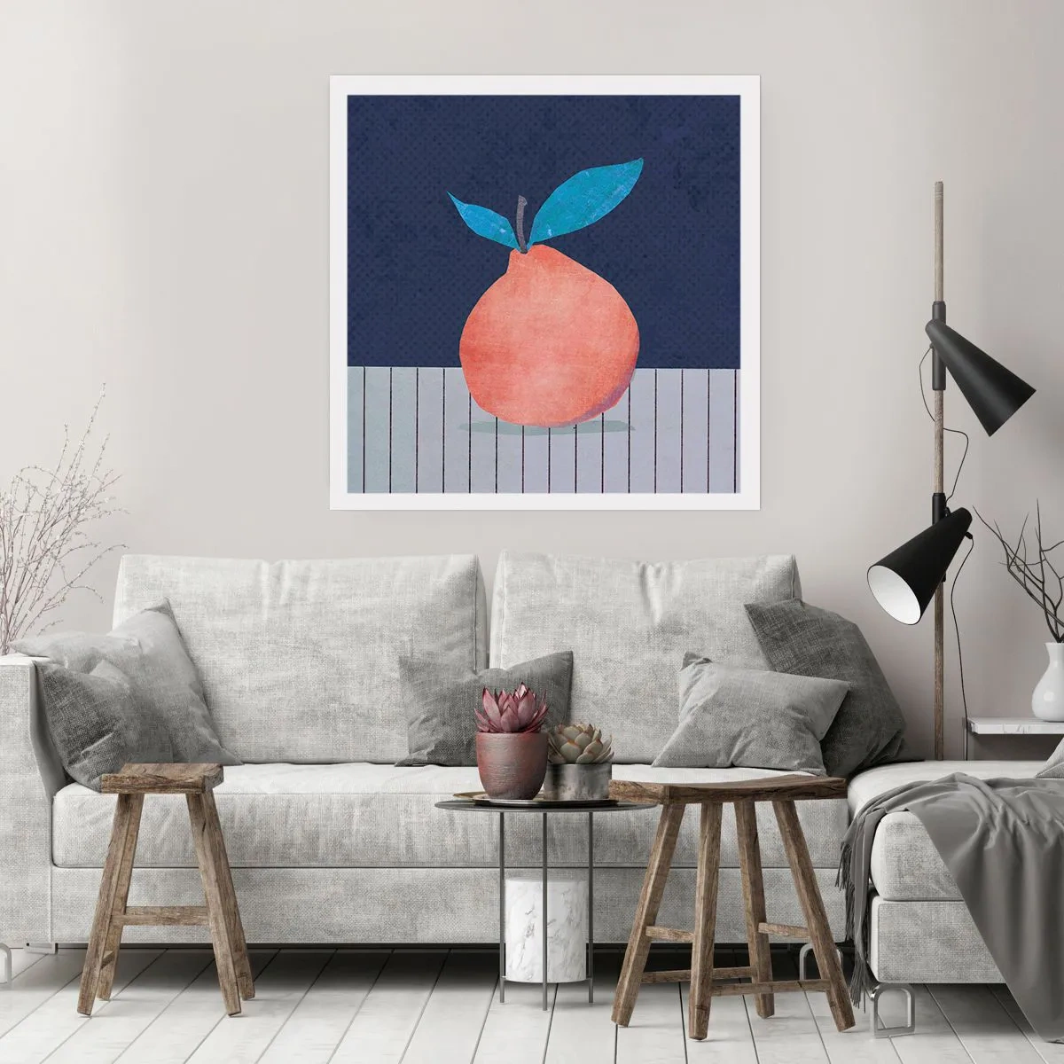 Póster - Convexidad y plano - 60x60 cm