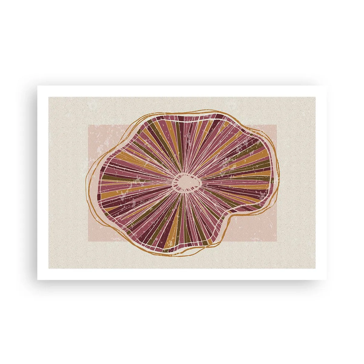 Póster - Abstracción radiante - 91x61 cm