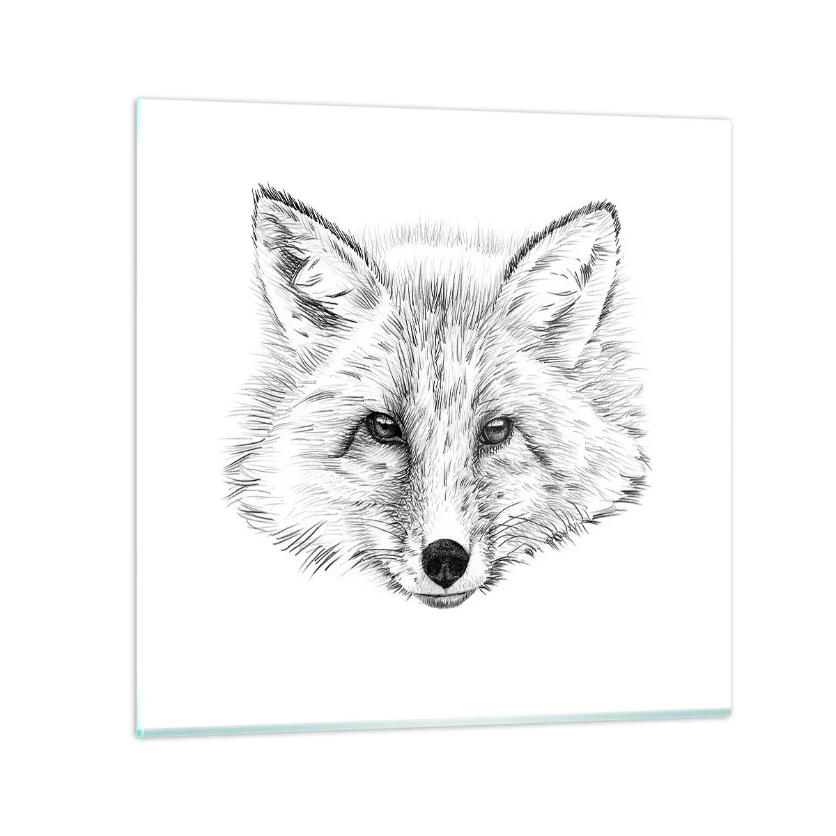 Cuadro sobre vidrio - Impresiones sobre Vidrio - ¿Pueden mentir estos ojos? - 70x70 cm