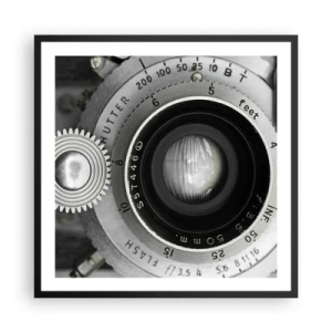 Póster en marco negro - Una historia de Hollywood - 60x60 cm