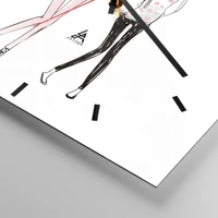 Esfera sin numeración, con rayas