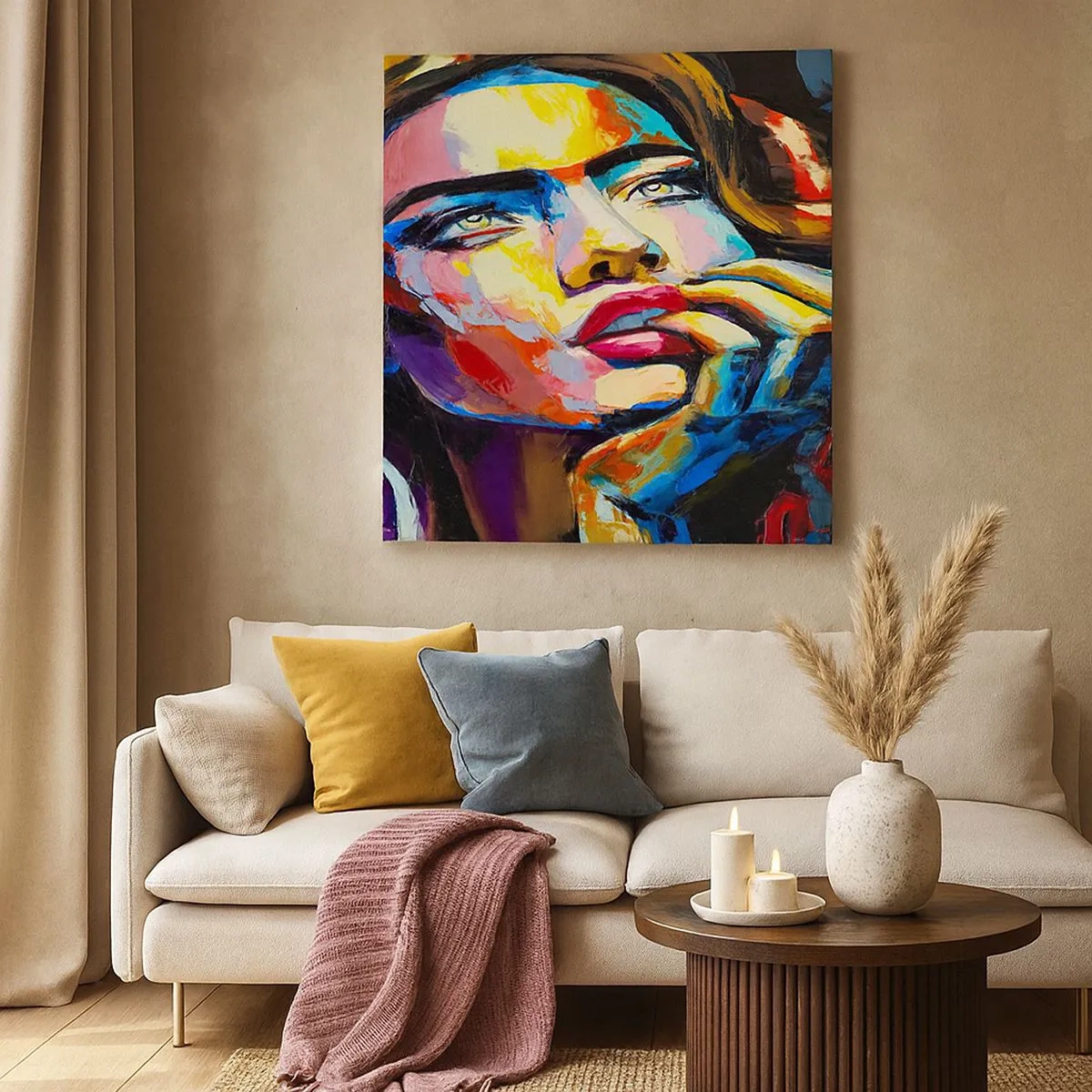 Cuadro sobre lienzo - Impresión de Imagen - Sueños - 30x30 cm