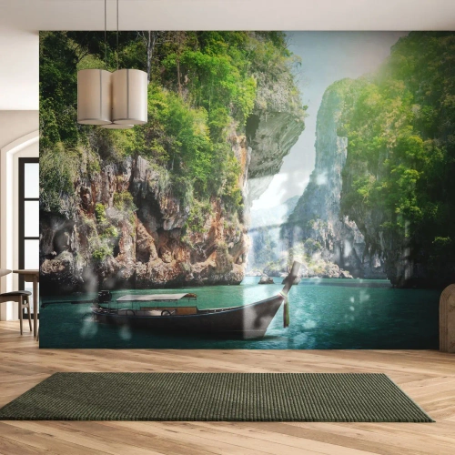 Fotomural Premium Canvas - Una invitación a un viaje exótico - Paisaje, Tailandia, Mar - 300x210 cm