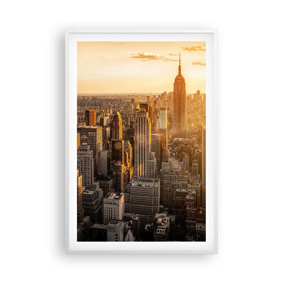 Póster en marco blanco - Creciendo al sol - 61x91 cm