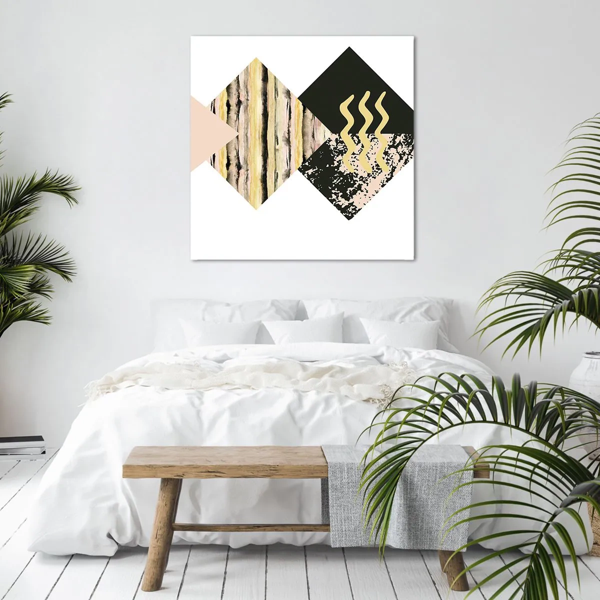 Cuadro sobre lienzo - Impresión de Imagen - No es tan sencillo - 60x60 cm