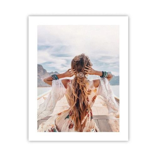 Póster - Rumbo a la felicidad - 40x50 cm