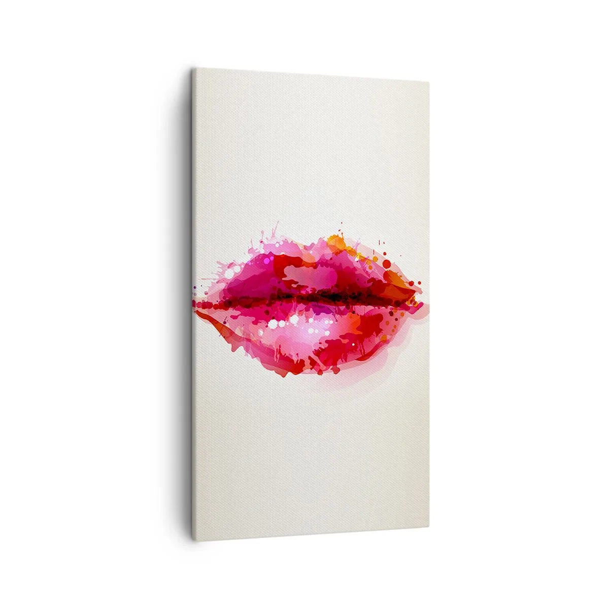 Cuadro sobre lienzo - Impresión de Imagen - Un tono más rojo - 45x80 cm