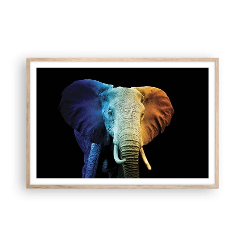 Póster en marco roble claro - Excéntrico, no un bicho raro - 91x61 cm