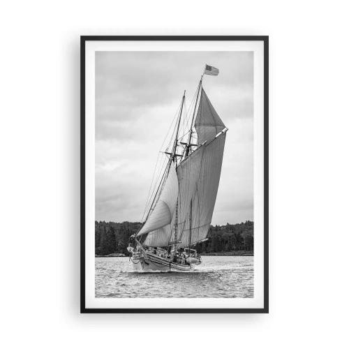 Póster en marco negro - Hermanos del viento - 61x91 cm