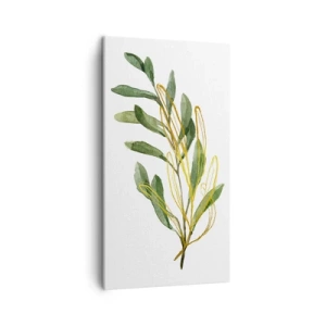 Cuadro sobre lienzo - Impresión de Imagen - La vida se abre camino - 45x80 cm