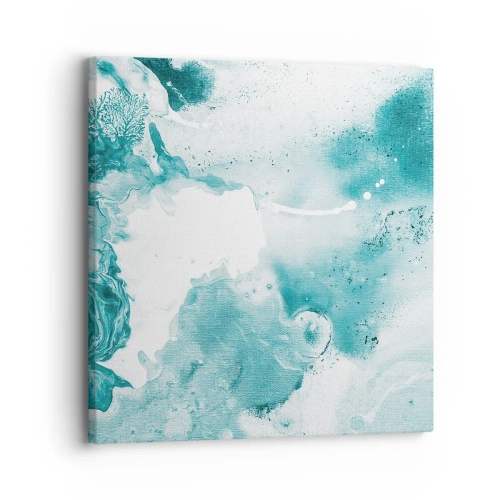 Cuadro sobre lienzo - Impresión de Imagen - Remansos de azul - 30x30 cm