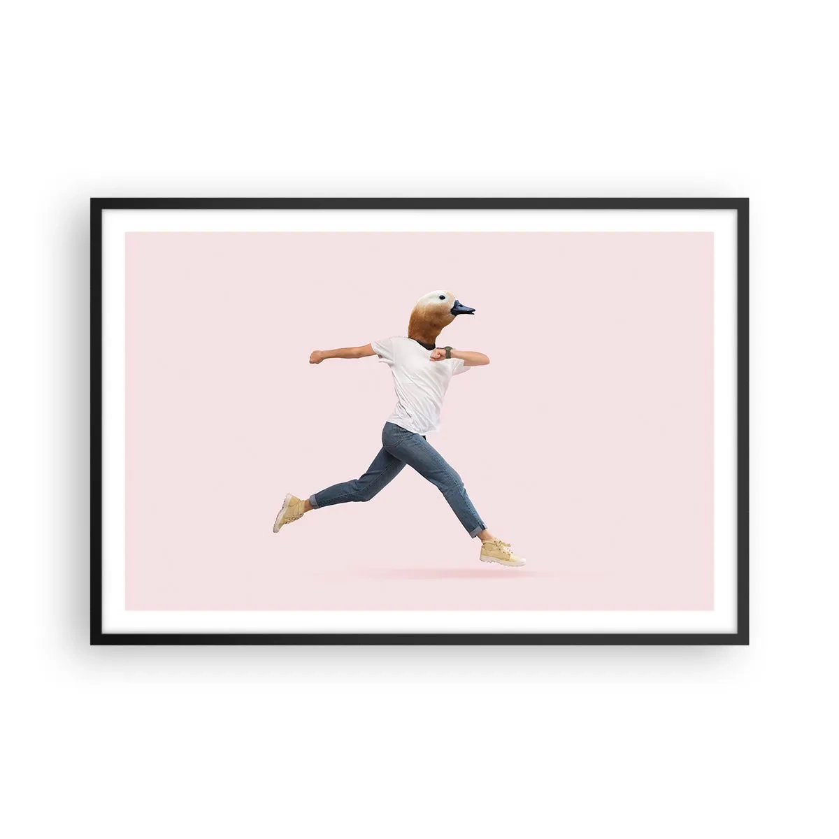 Póster en marco negro - Una pizca de absurdez - 91x61 cm