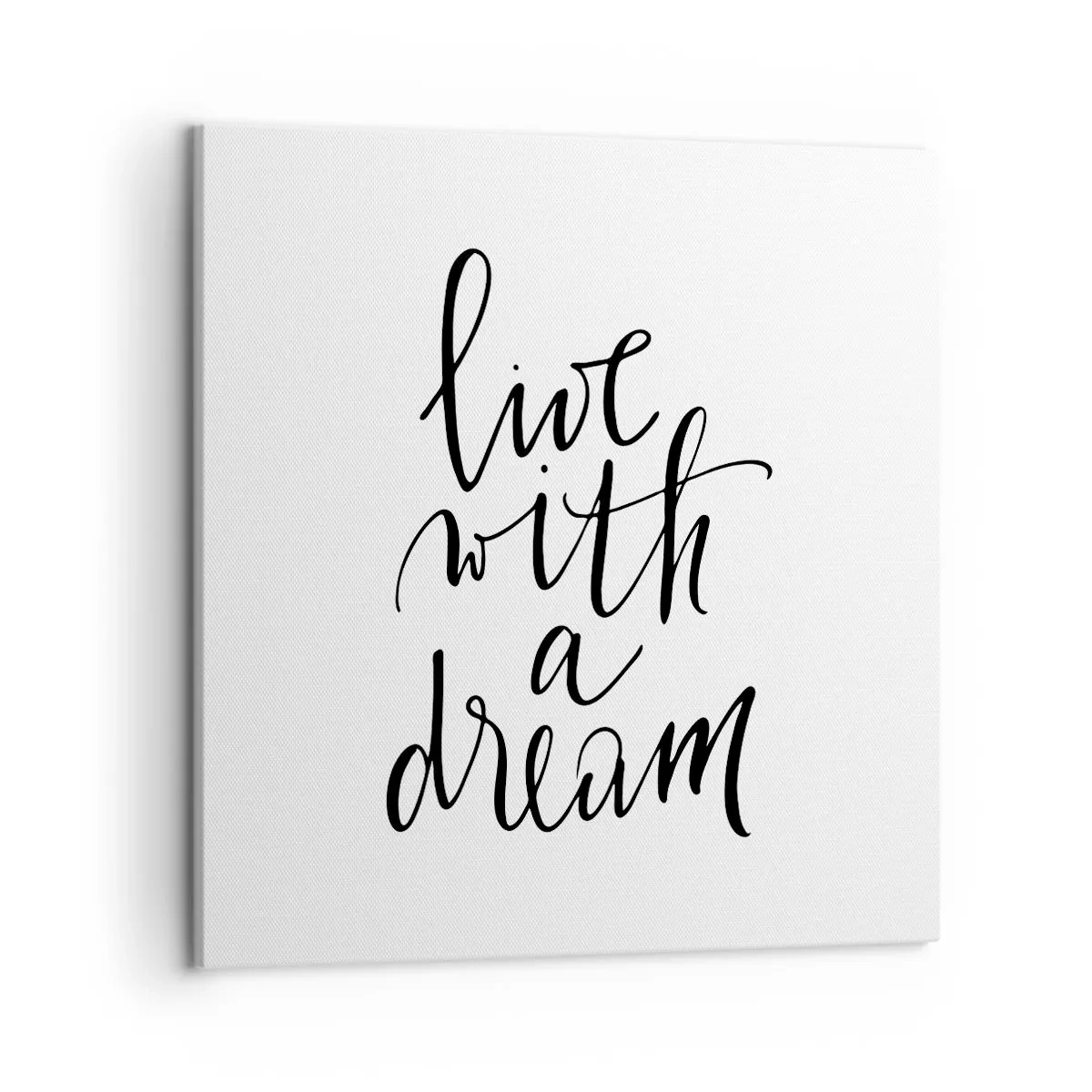 Cuadro sobre lienzo - Impresión de Imagen - Por supuesto - 50x50 cm