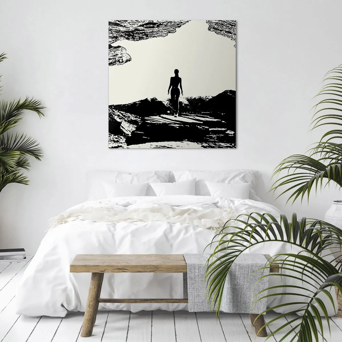 Cuadro sobre lienzo - Impresión de Imagen - Una nueva mirada - 60x60 cm