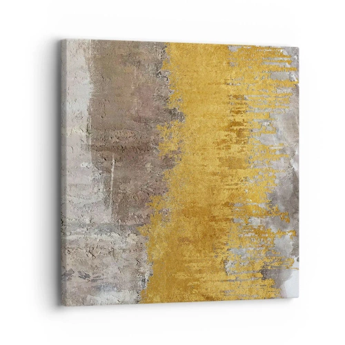 Cuadro sobre lienzo - Impresión de Imagen - Una ráfaga dorada - 30x30 cm