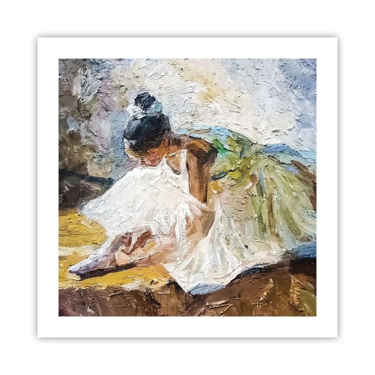 Póster - De un cuadro de Degas - 50x50 cm