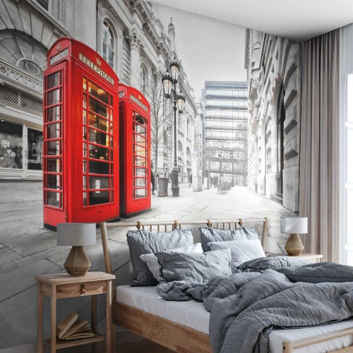 Fotomural Premium Sand - Bienvenido a Londres - Ciudades, Londres, Arquitectura - 400x280 cm