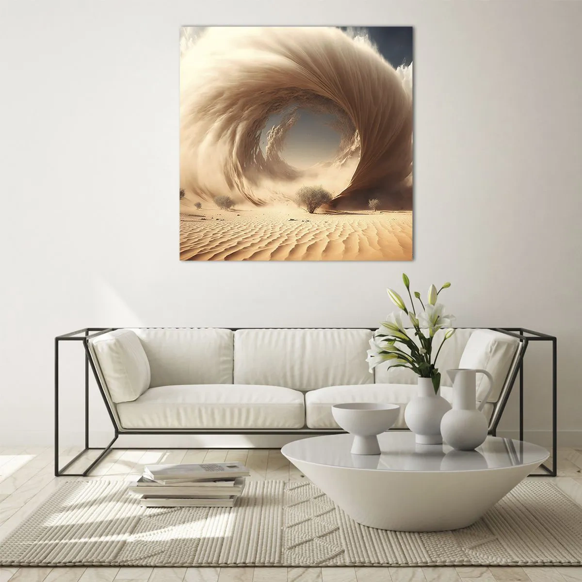 Cuadro sobre vidrio - Impresiones sobre Vidrio - Portal abierto - 60x60 cm