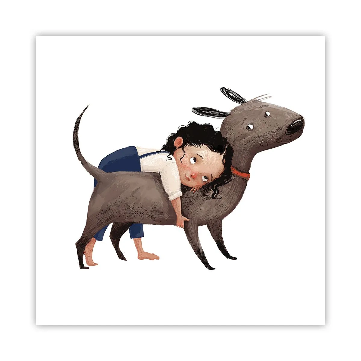 Póster - Mejores amigos - 50x50 cm