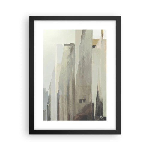 Póster en marco negro - Un sueño de ciudad - 30x40 cm