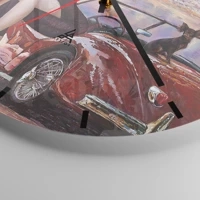 Esfera sin numeración, con rayas