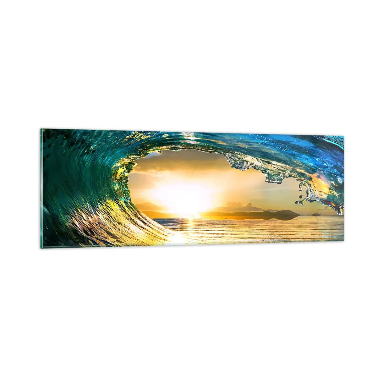 Cuadro sobre vidrio - Impresiones sobre Vidrio - Ojo de esperanza - 90x30 cm