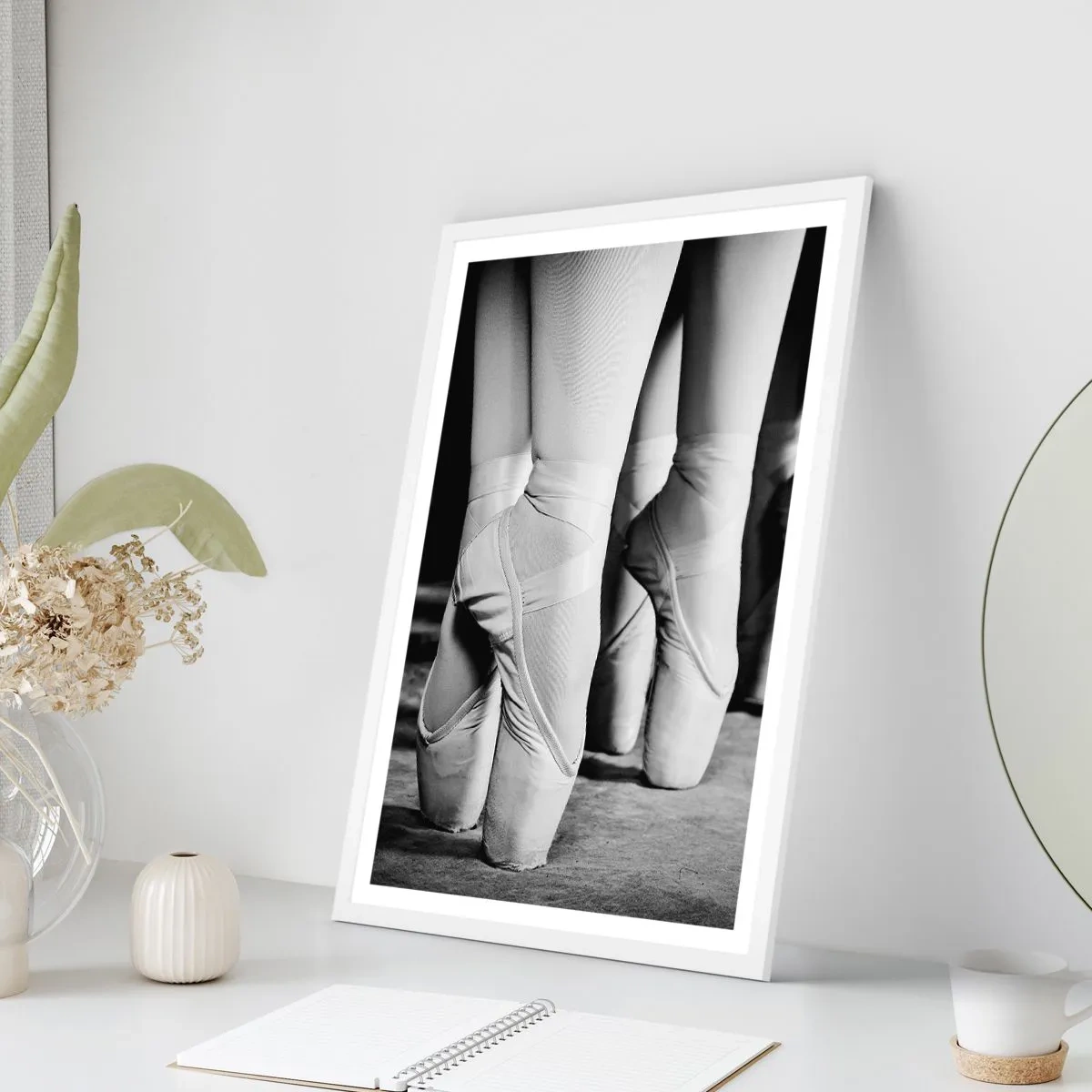 Póster en marco blanco - En conjunto y al unísono - 61x91 cm