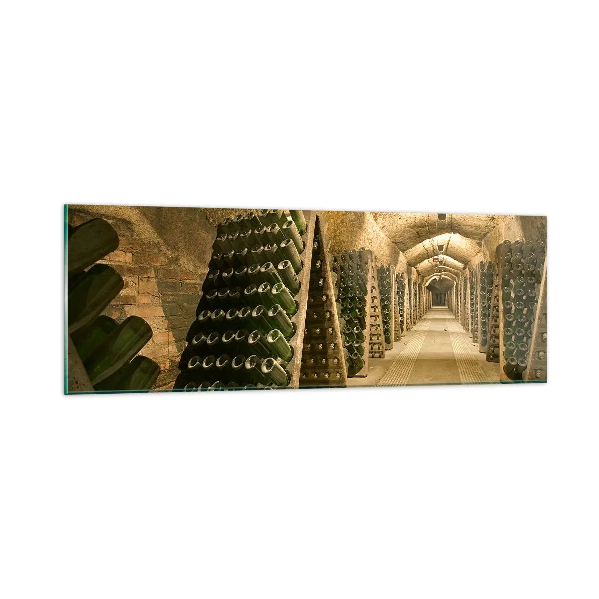 Cuadro sobre vidrio - Impresiones sobre Vidrio - El nacimiento del gusto - 90x30 cm