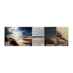 Muestra de fotomural Premium Sand - Playa, playa salvaje - Playa, Mar, Dunas - 100x30 cm