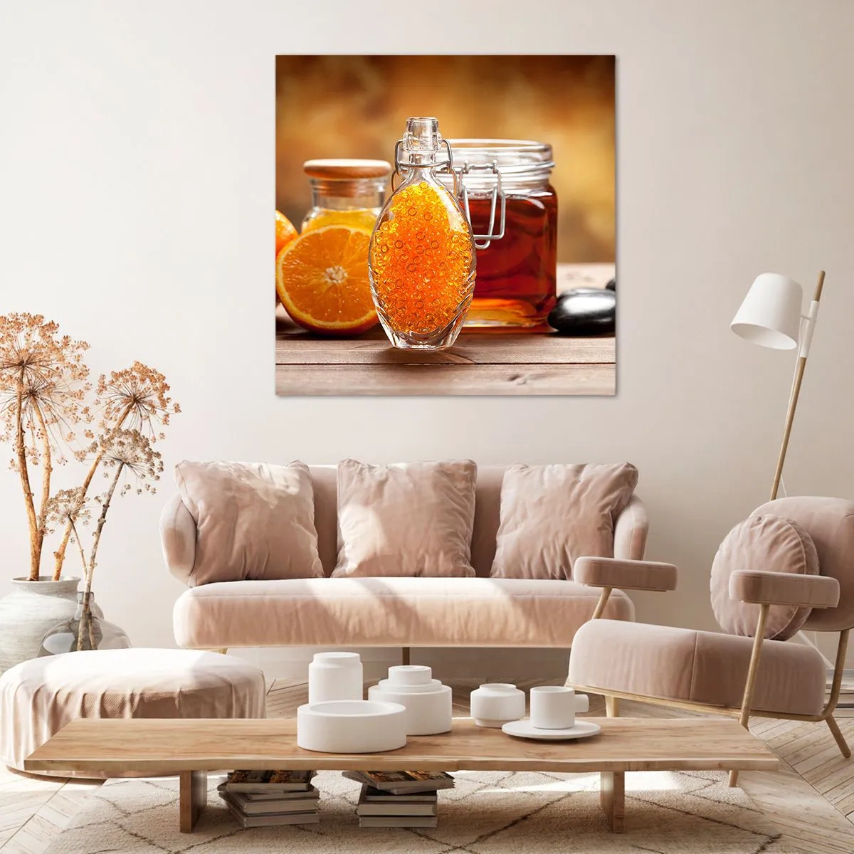 Cuadro sobre lienzo - Impresión de Imagen - Sabores y aromas soleados - 60x60 cm