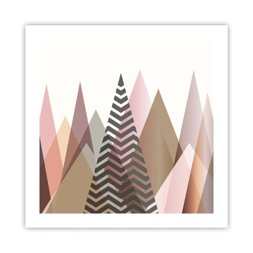 Póster - Una visión piramidal - 50x50 cm