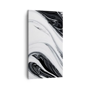 Cuadro sobre lienzo - Impresión de Imagen - Combinando opuestos - 45x80 cm